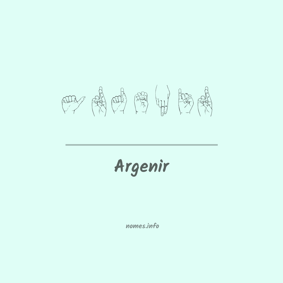 Argenir em Libras
