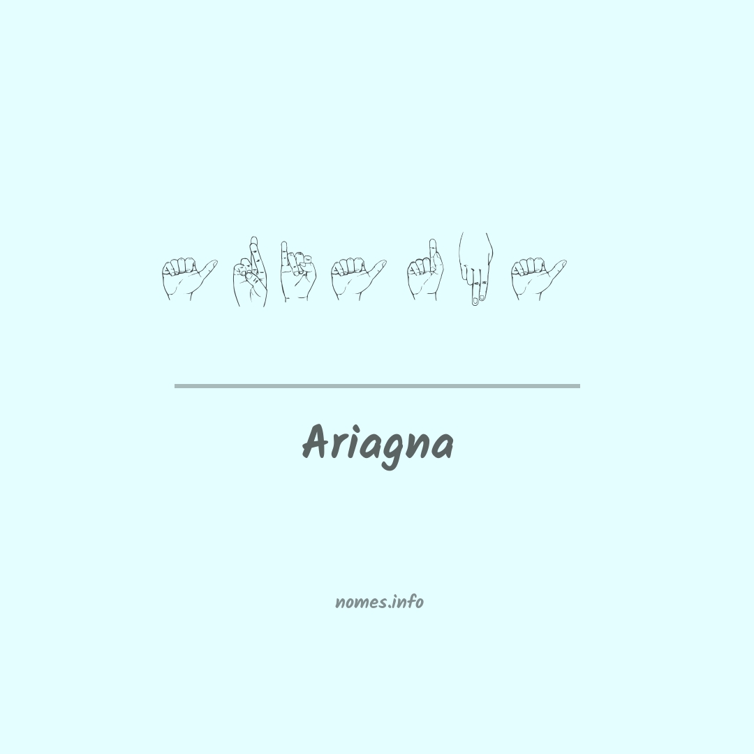 Ariagna em Libras