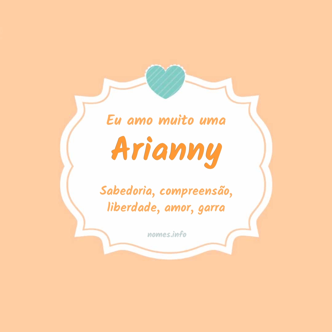 Eu amo muito Arianny