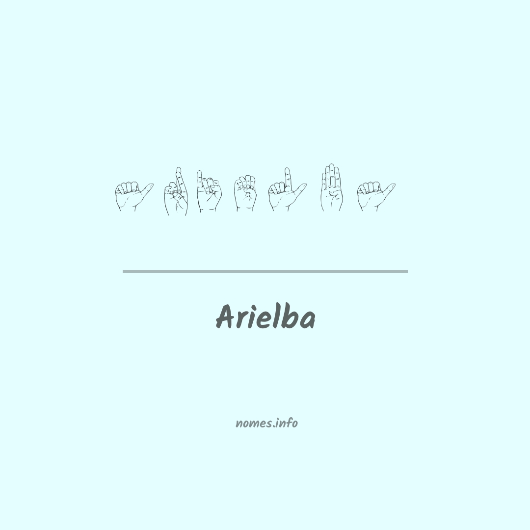 Arielba em Libras