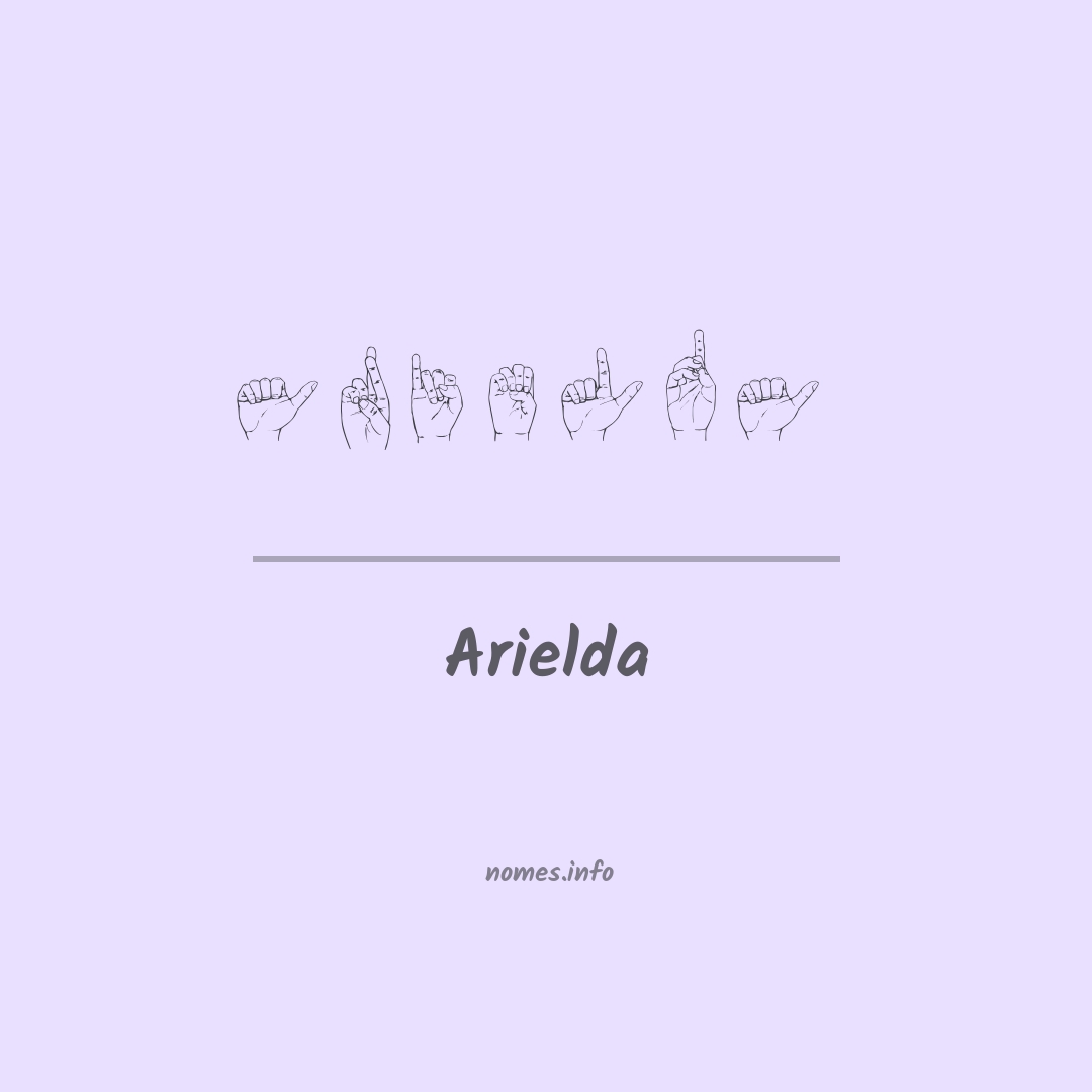 Arielda em Libras