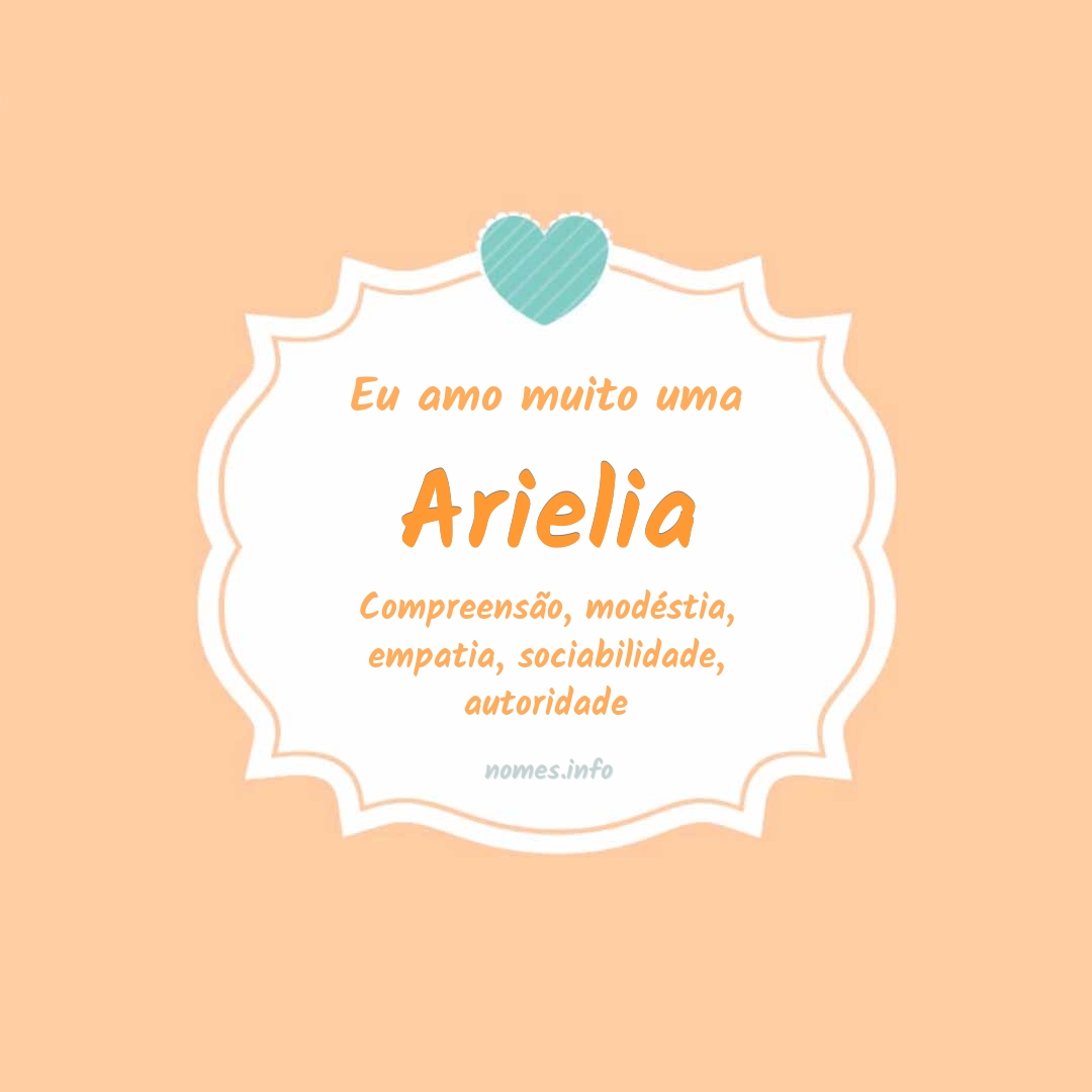 Eu amo muito Arielia