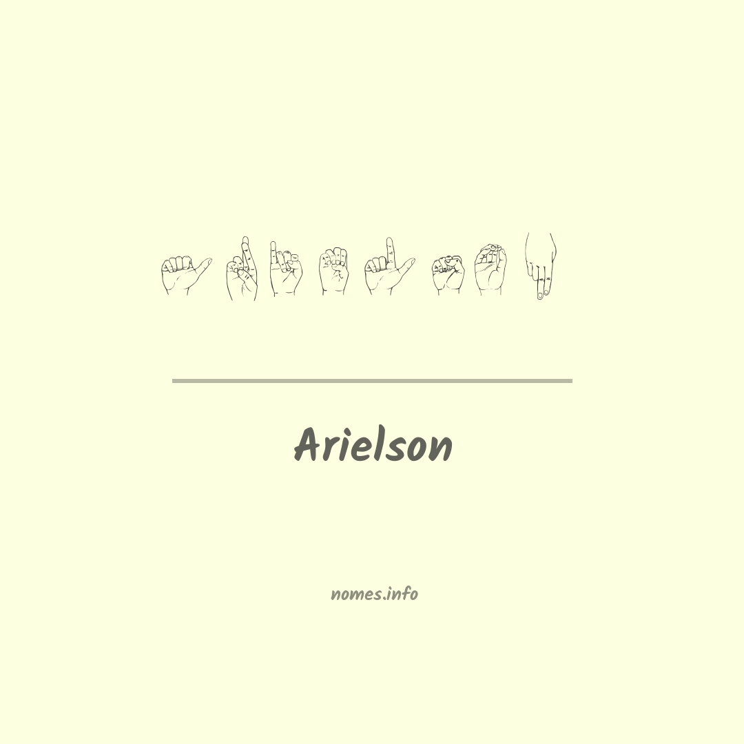Arielson em Libras