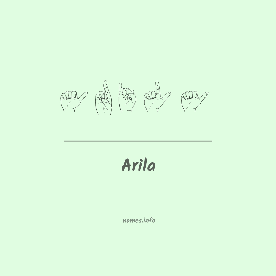 Arila em Libras