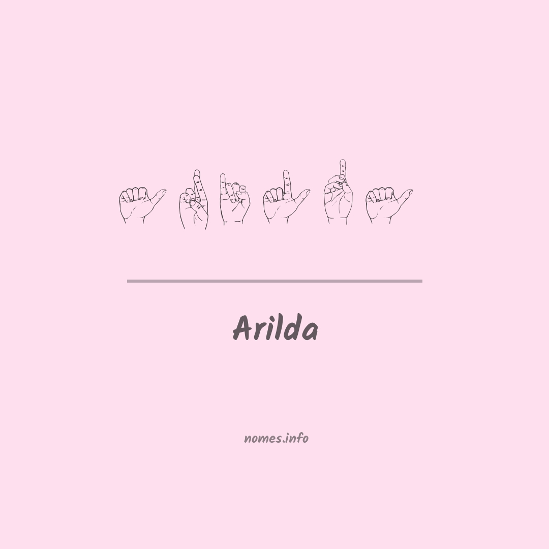 Arilda em Libras
