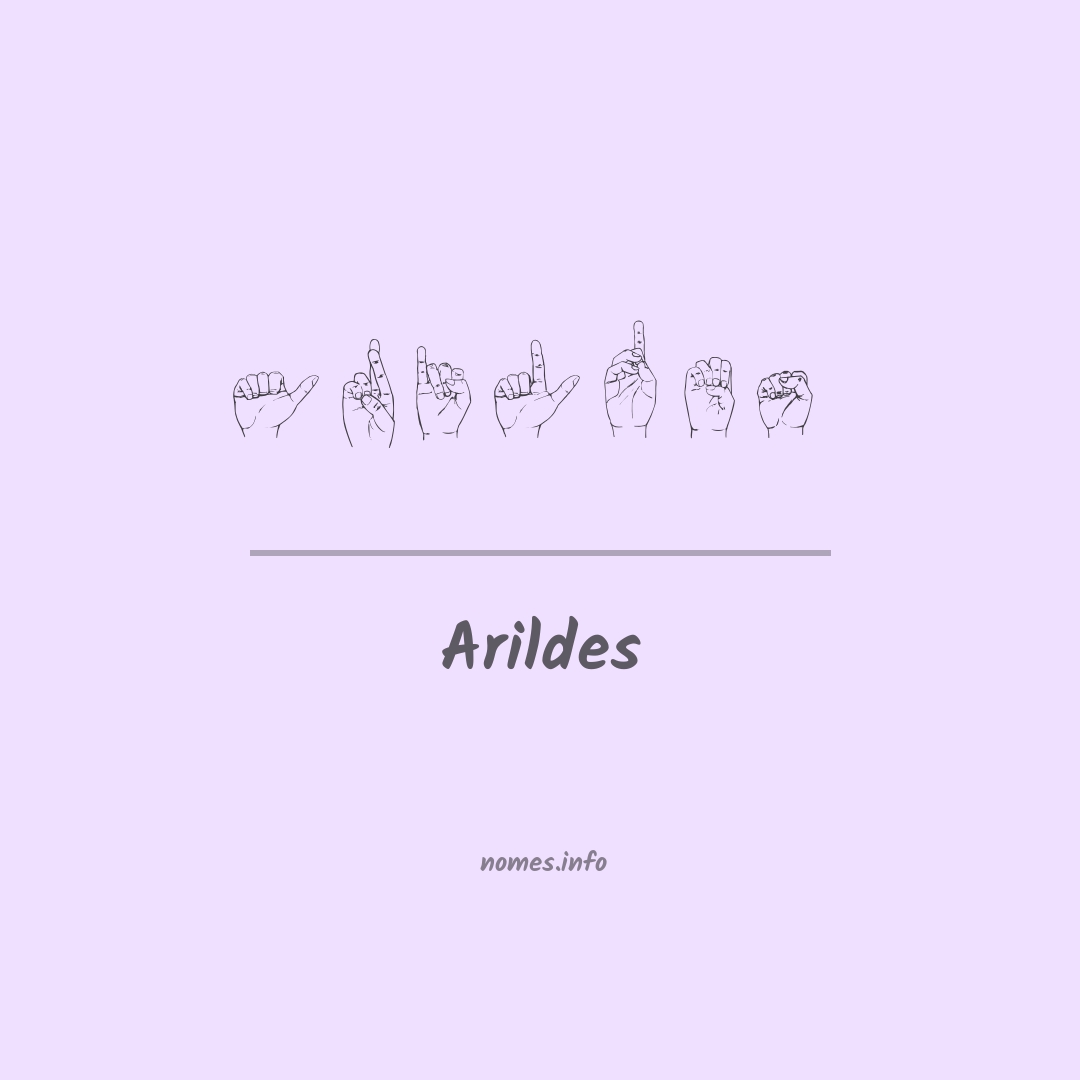 Arildes em Libras