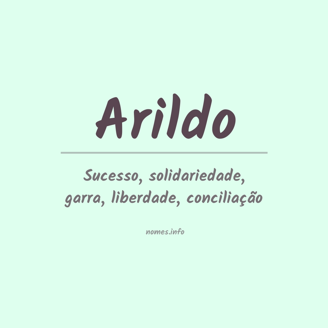 Significado do nome Arildo