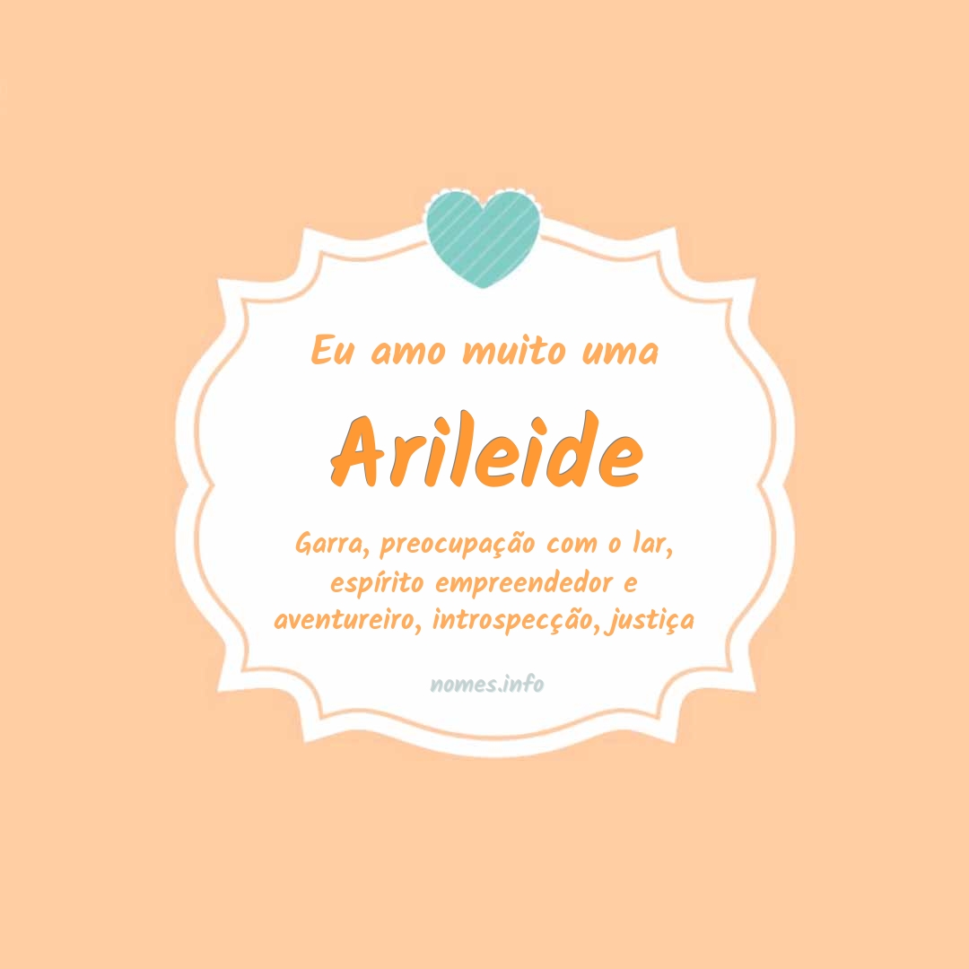 Eu amo muito Arileide