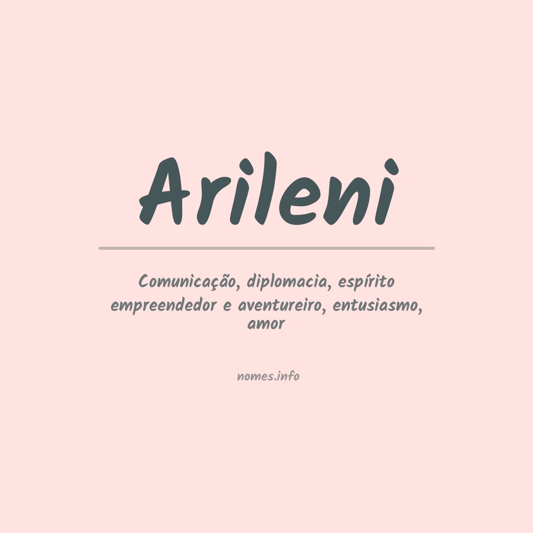 Significado do nome Arileni