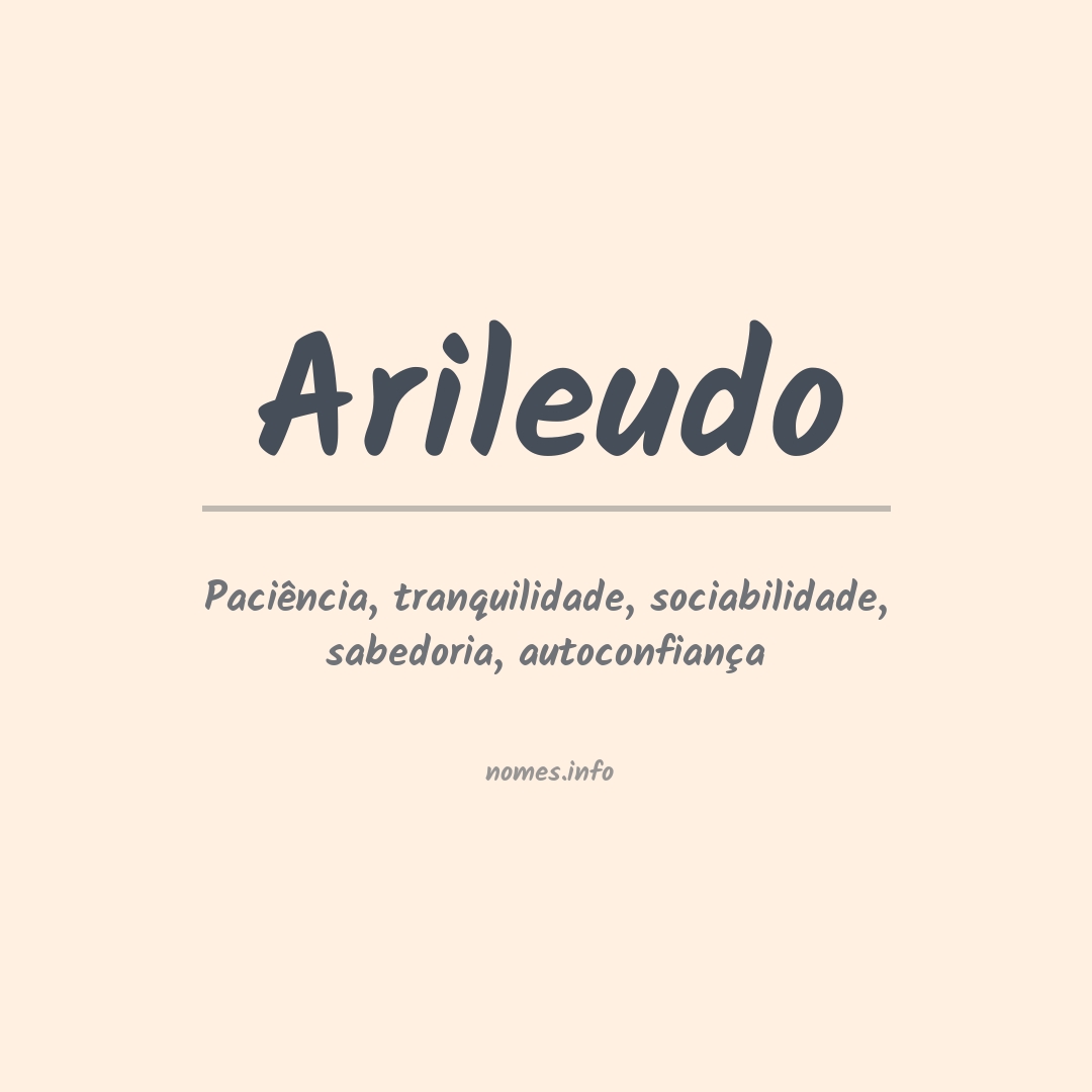 Significado do nome Arileudo