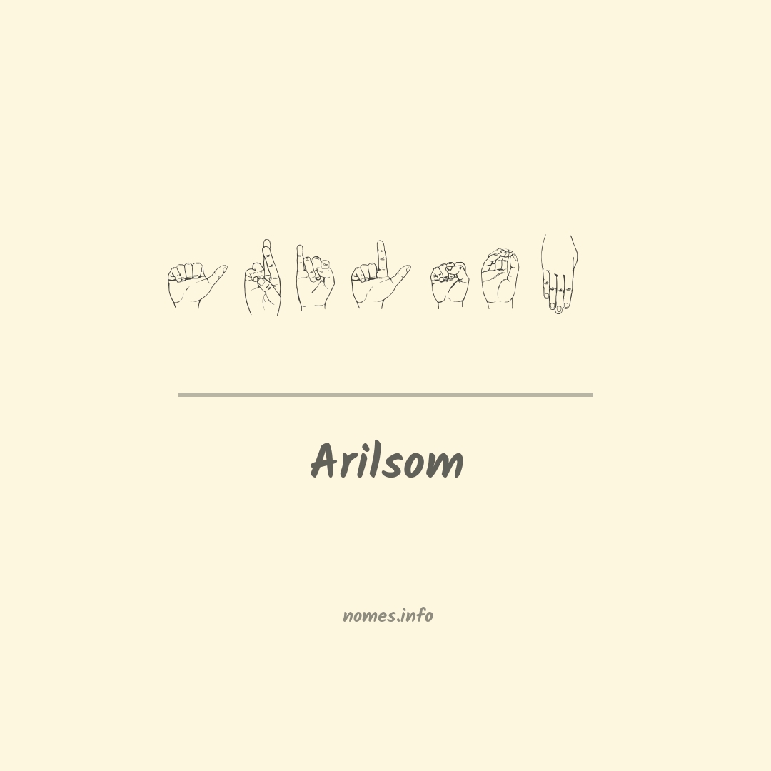 Arilsom em Libras