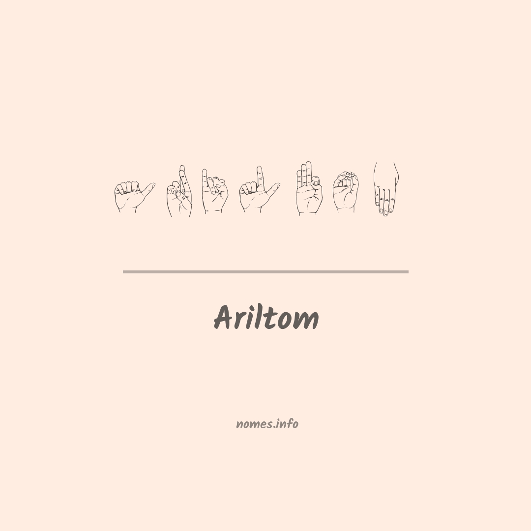 Ariltom em Libras