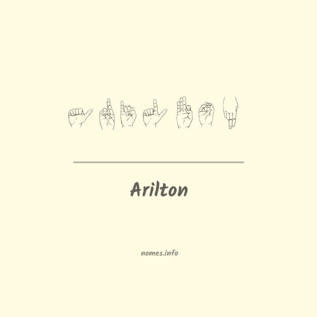 Arilton em Libras