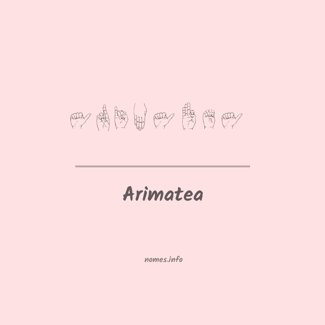 Arimatea em Libras