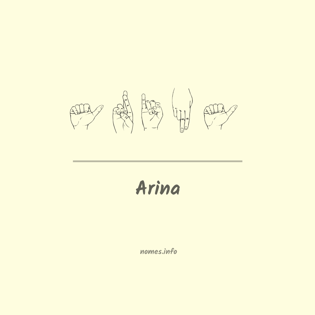 Arina em Libras