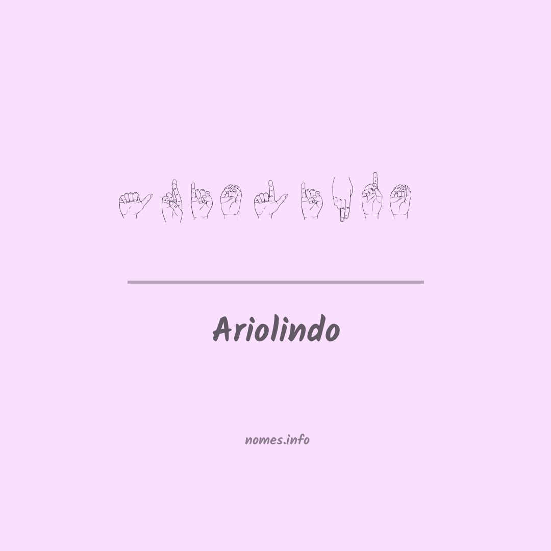 Ariolindo em Libras Ariolindo em Libras