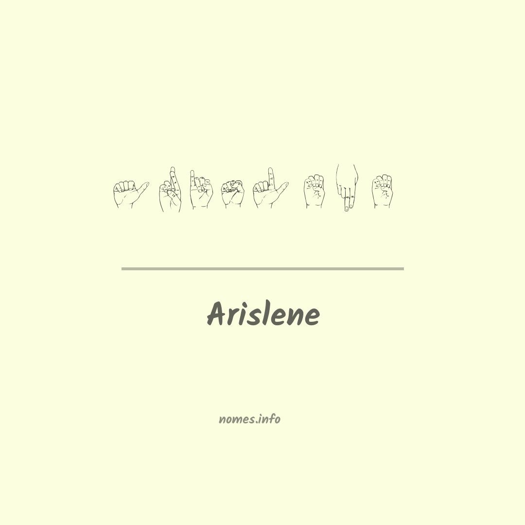Arislene em Libras