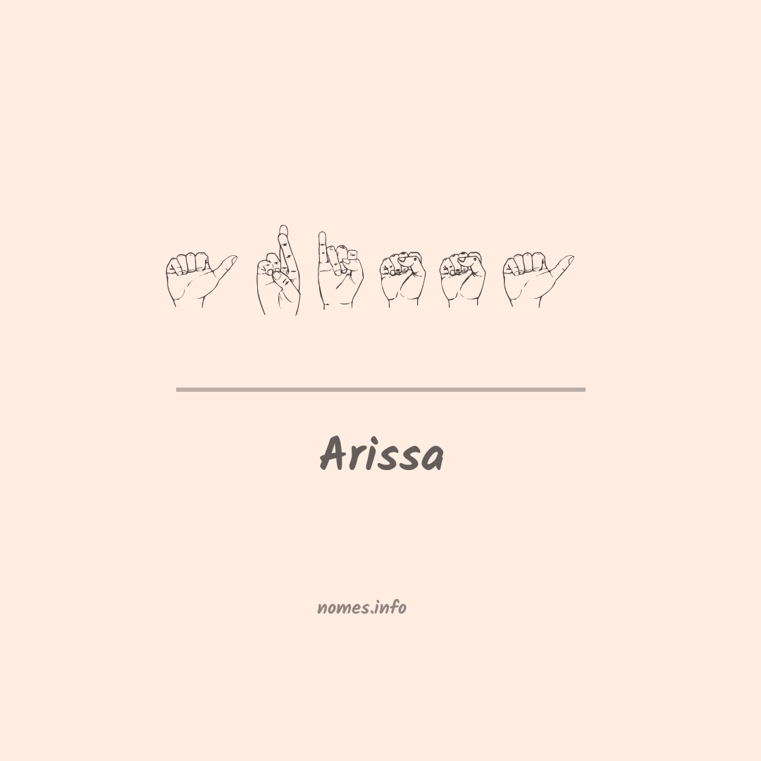 Arissa em Libras