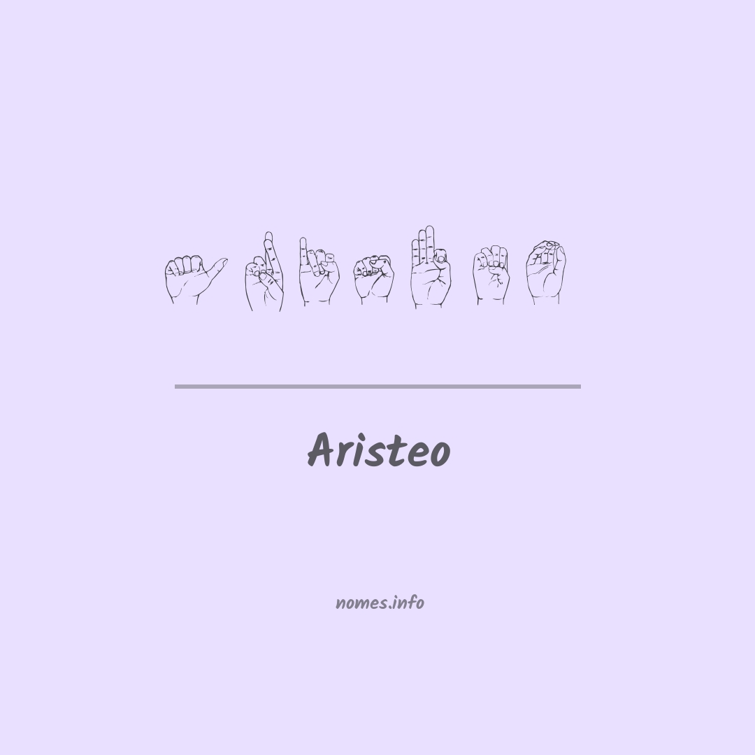 Aristeo em Libras