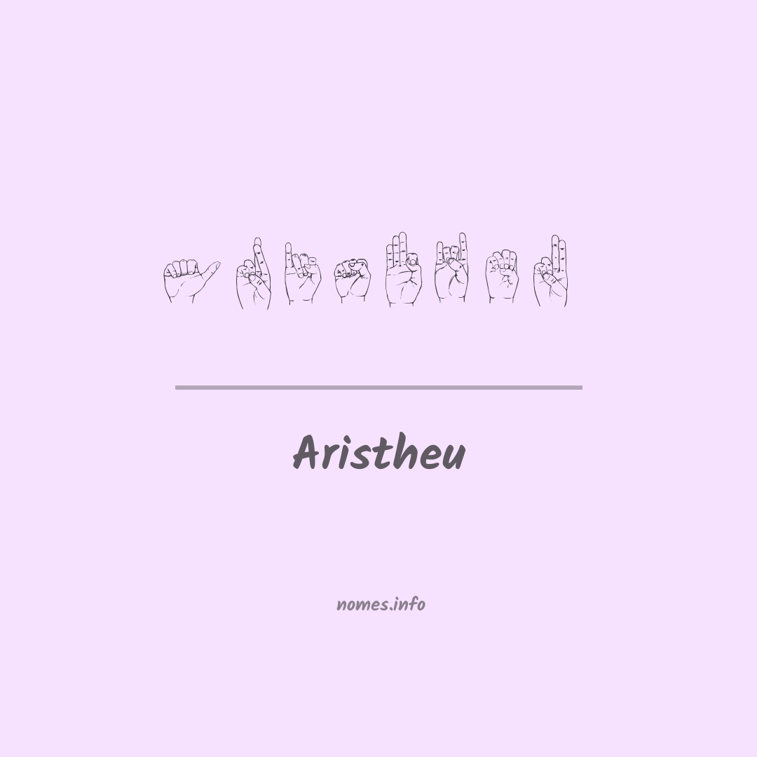 Aristheu em Libras