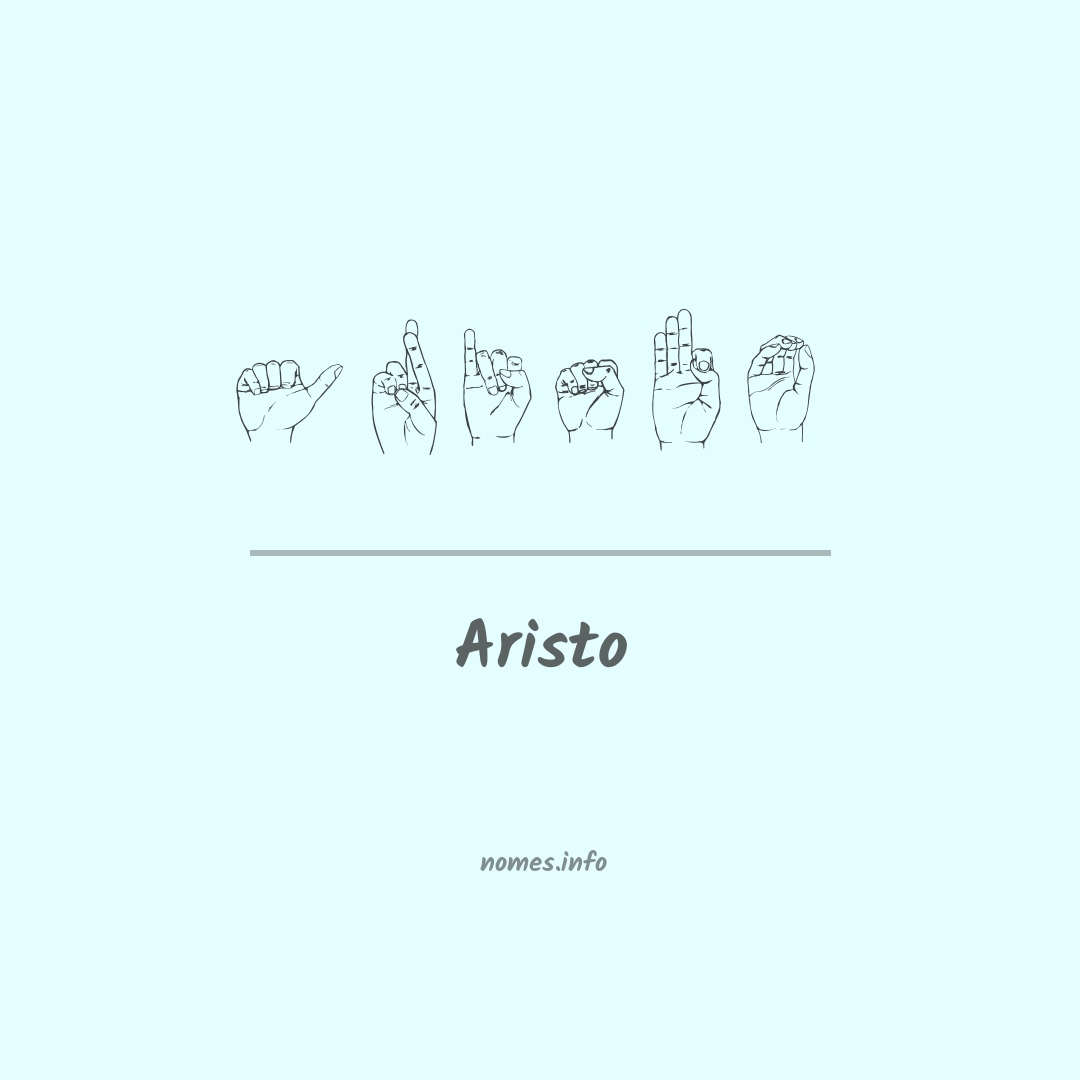 Aristo em Libras