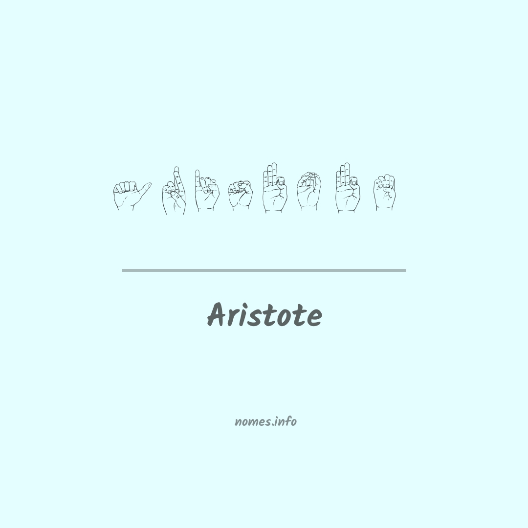 Aristote em Libras