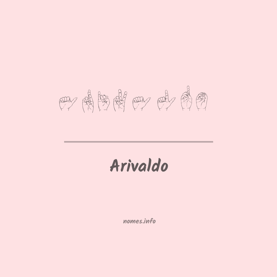 Arivaldo em Libras