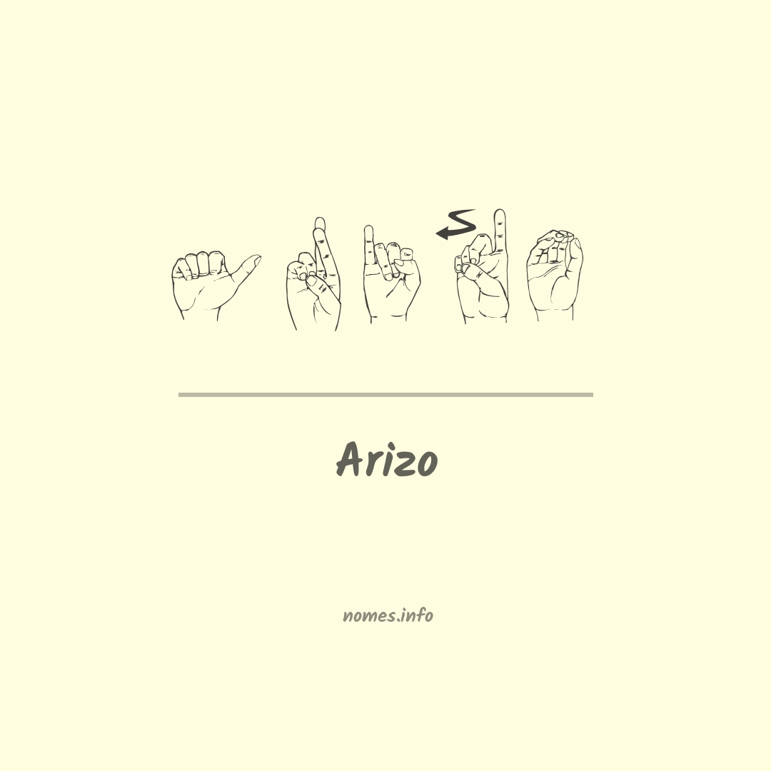 Arizo em Libras