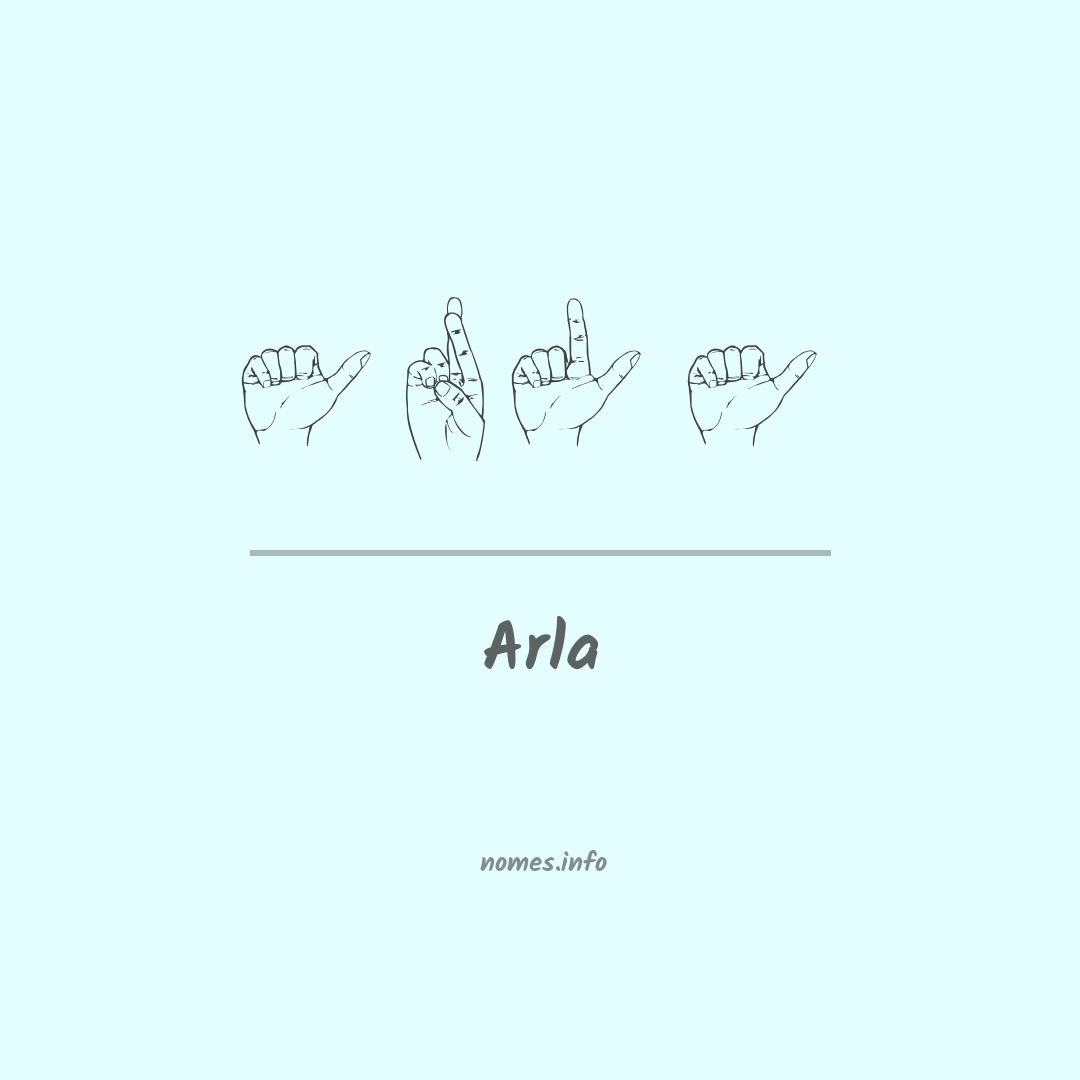 Arla em Libras