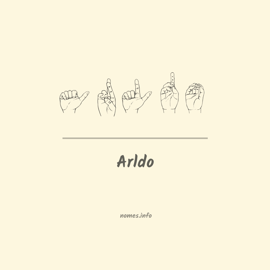 Arldo em Libras