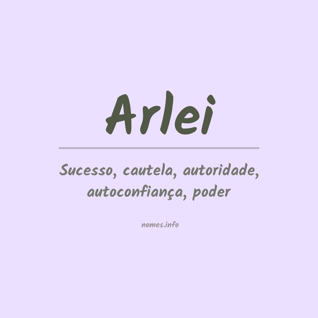 Significado do nome Arlei