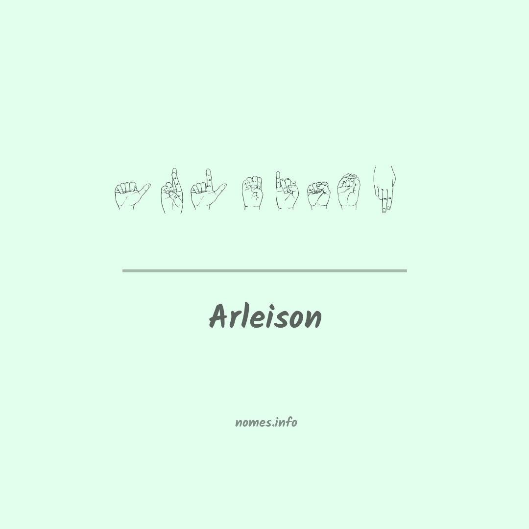 Arleison em Libras
