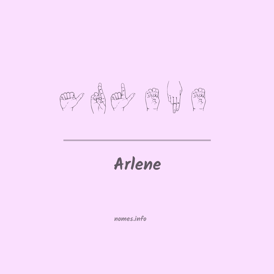 Arlene em Libras