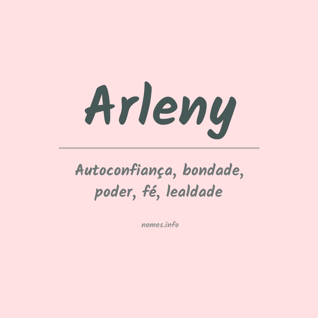 Significado do nome Arleny