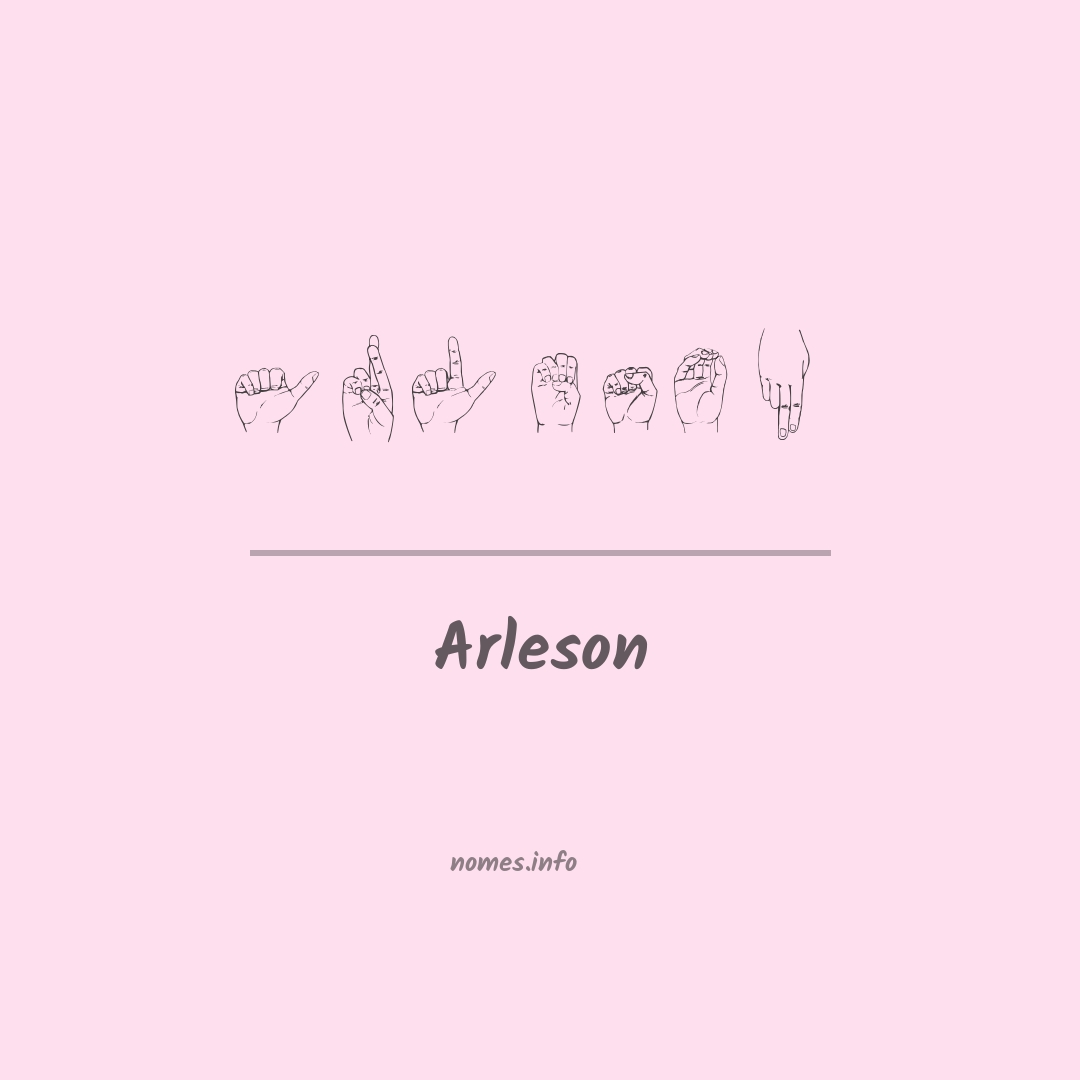 Arleson em Libras