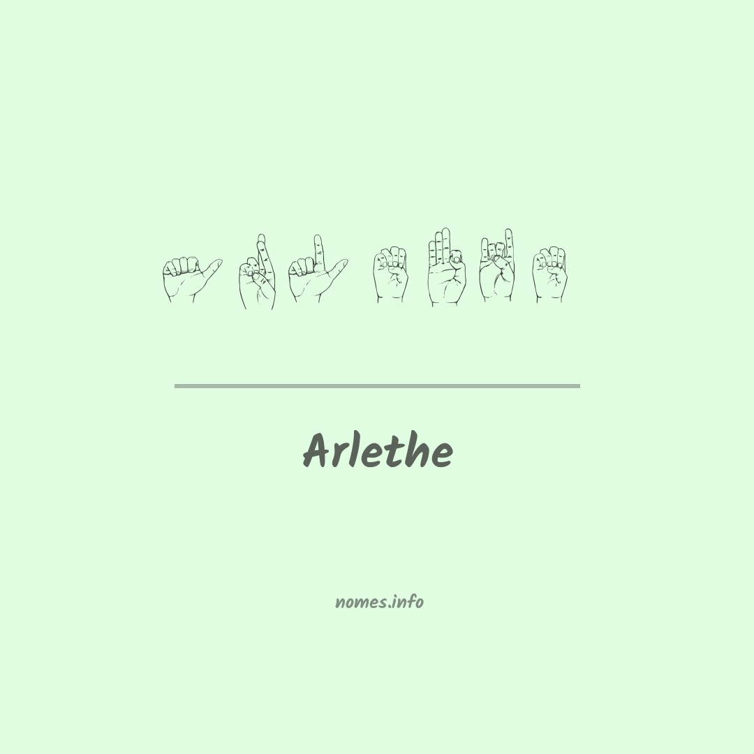 Arlethe em Libras