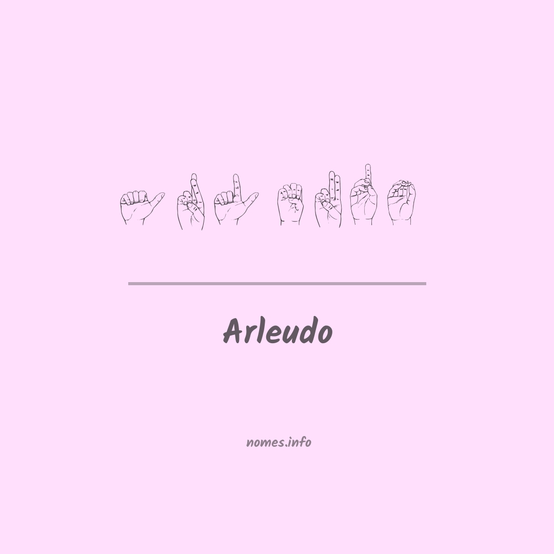 Arleudo em Libras