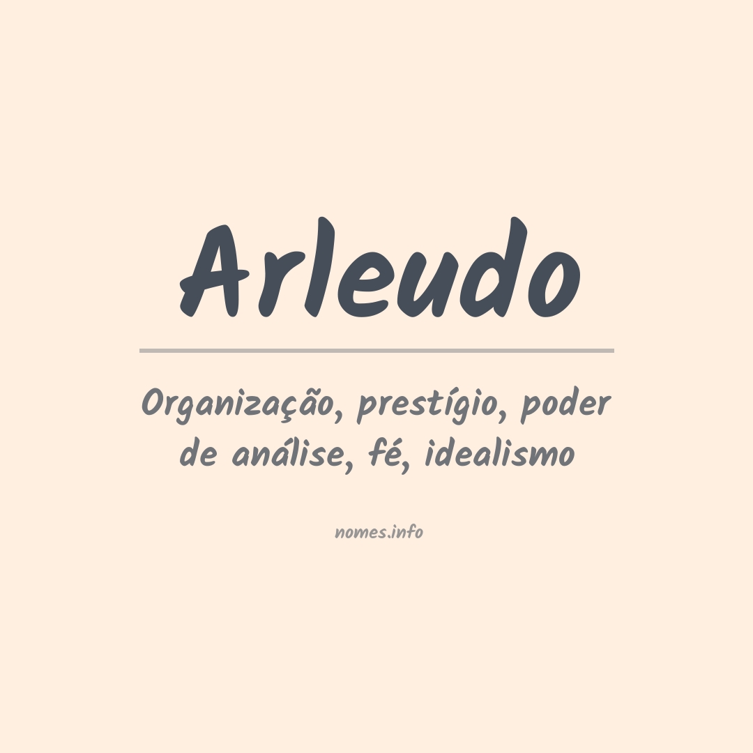 Significado do nome Arleudo