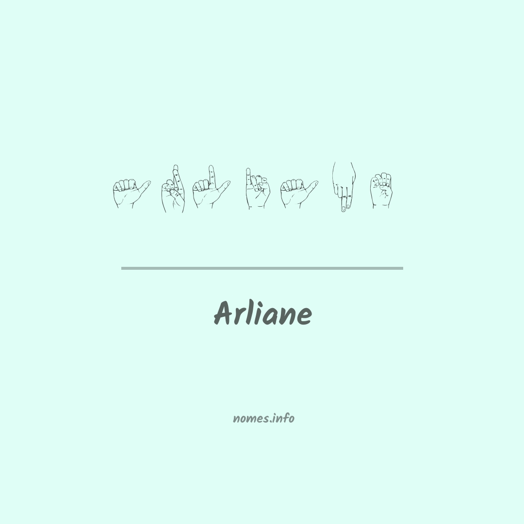 Arliane em Libras