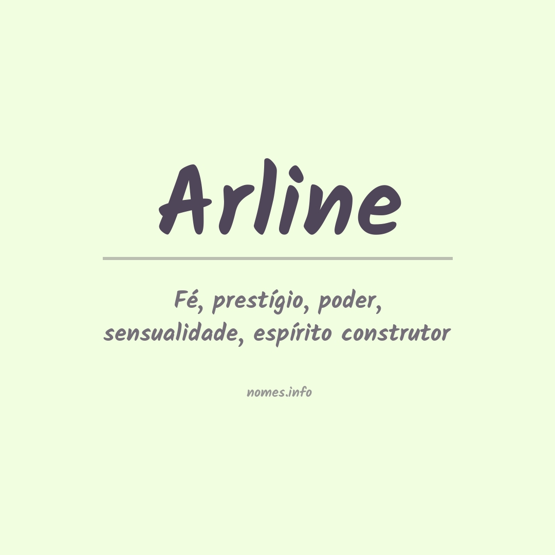 Significado do nome Arline
