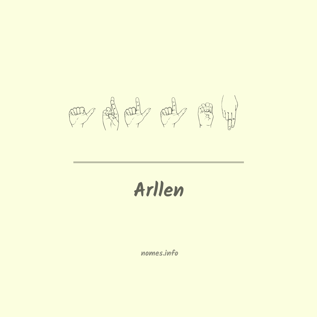 Arllen em Libras
