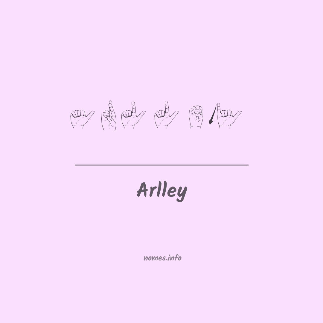 Arlley em Libras