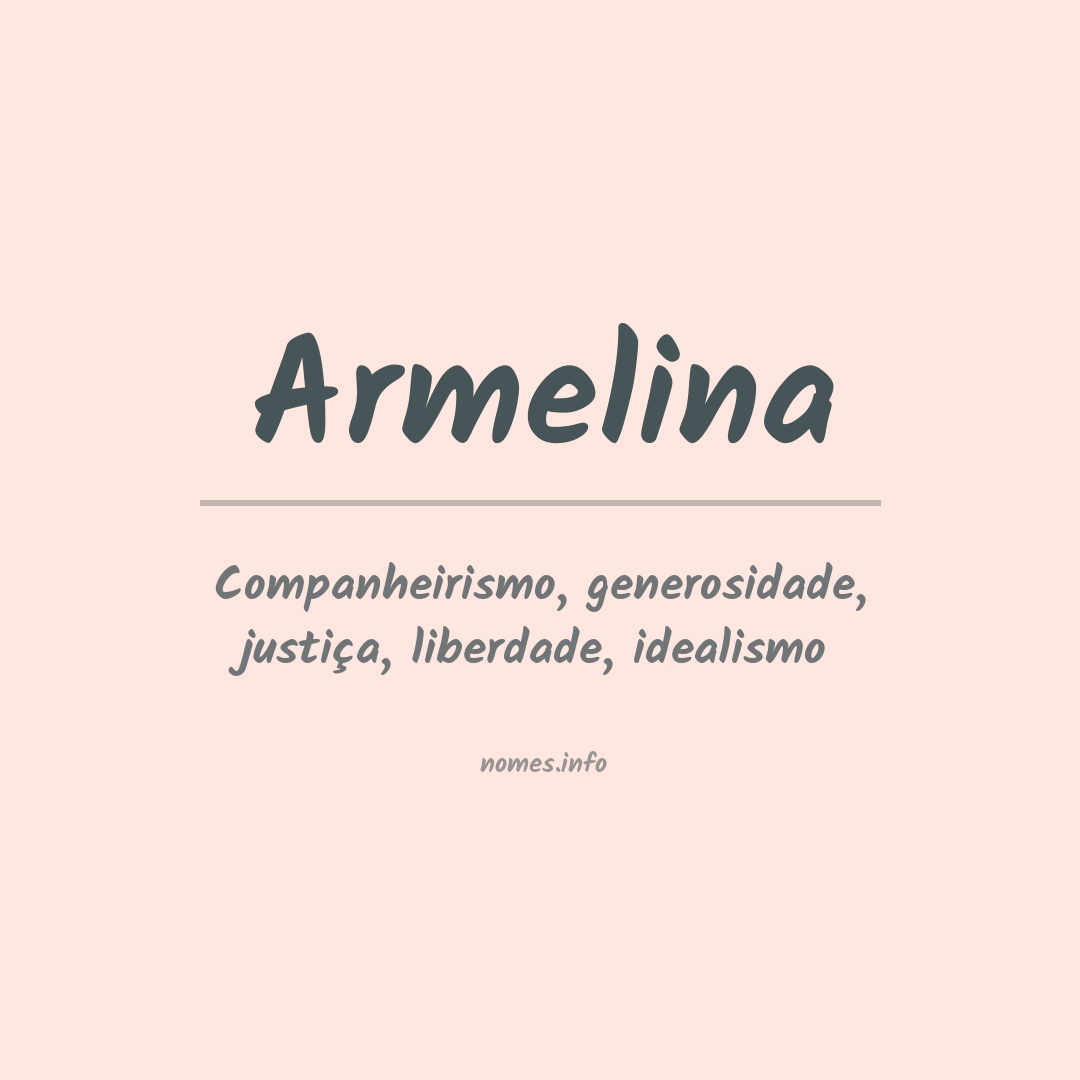 Significado do nome Armelina