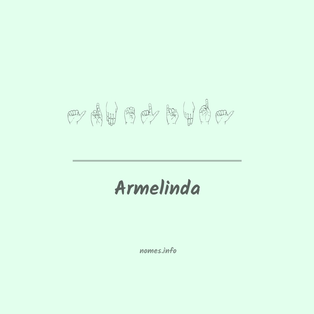 Armelinda em Libras