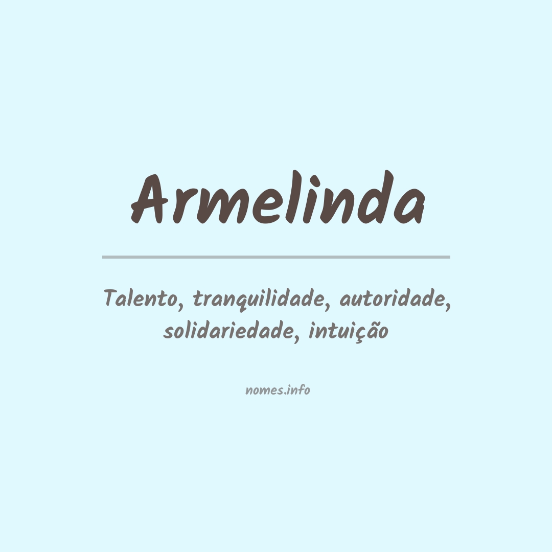 Significado do nome Armelinda