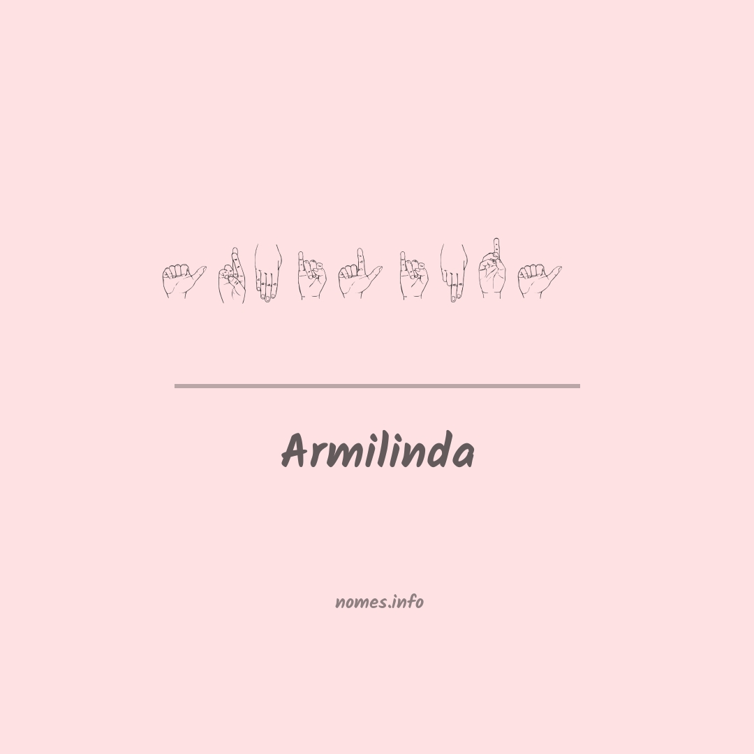 Armilinda em Libras
