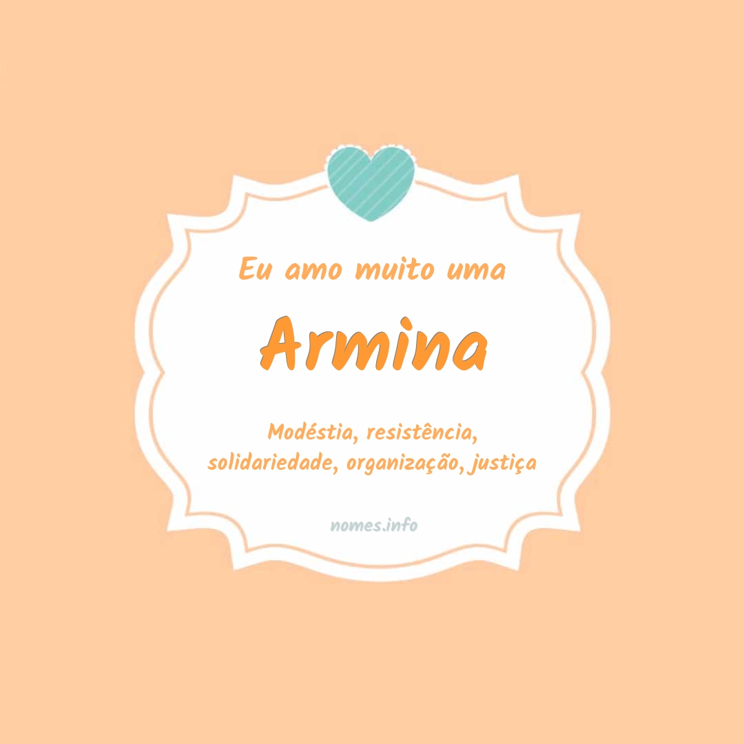 Eu amo muito Armina