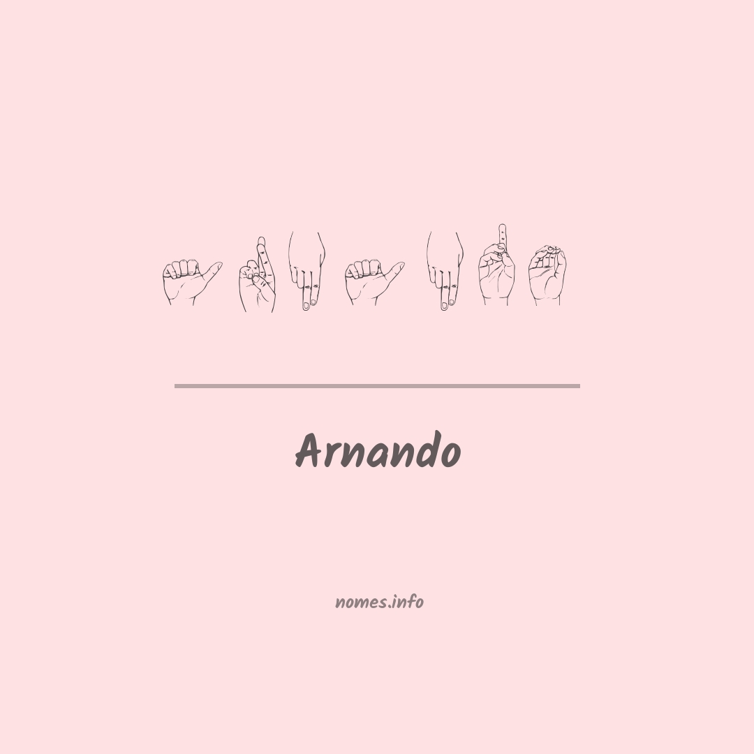 Arnando em Libras