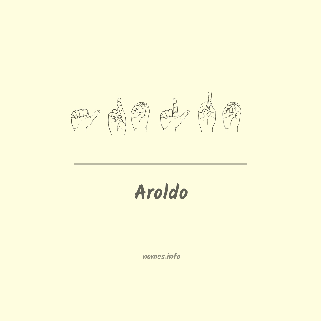 Aroldo em Libras