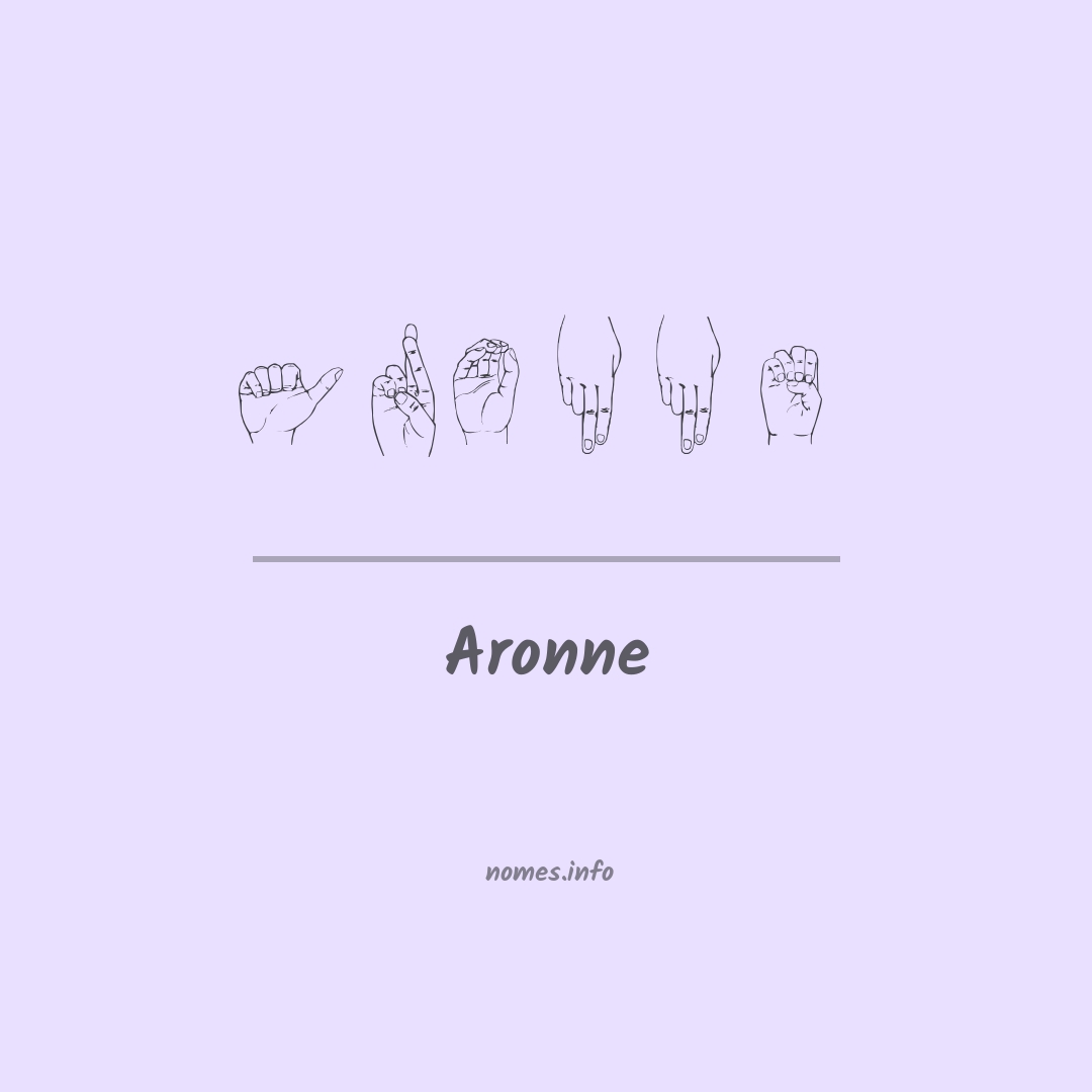 Aronne em Libras